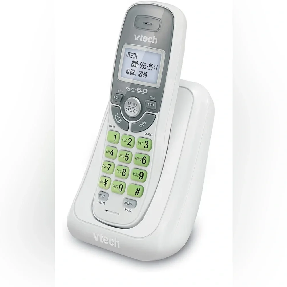 V tech 6.0 Cordless Phone  With caller‎ ID & Call Waiting  Light up display